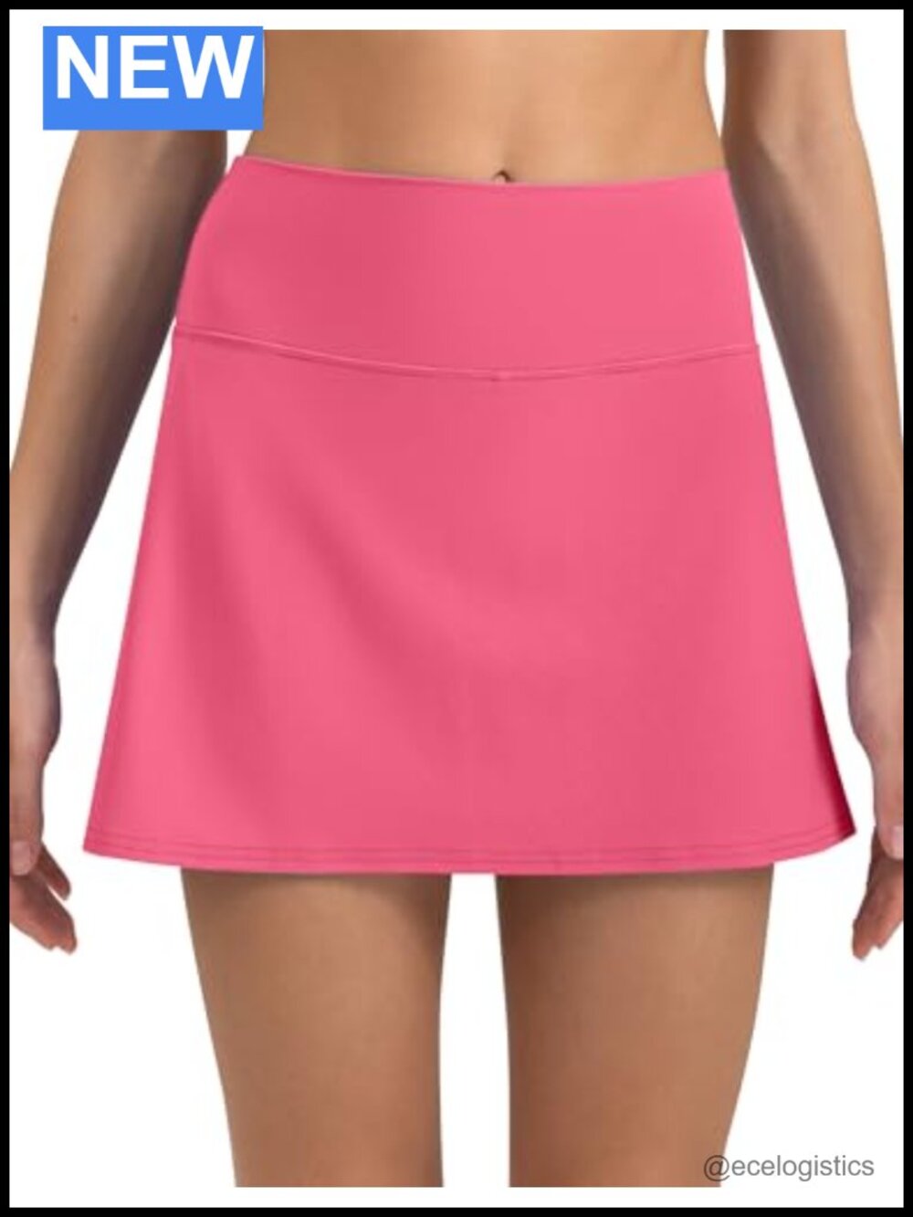 Dreamlux Tennis Skirt Built-in Shorts Pockets Lycra Skort